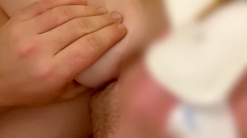 I Let My Stepson Suck My Big Natural Milky Tits Before Giving Him A Tit Job