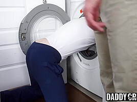 I Thought Stepdaddy Would Help Me Out Of The Washing Machine 8 Min