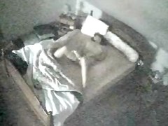 I spied milf on her bedroom She masturbate