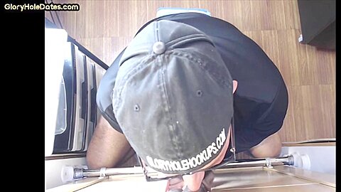 IR gloryhole amateur BJ DILF barebacked in ass till cumshot