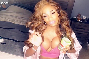 Incredible porn scene tranny Big Tits check uncut