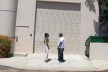 Incredible pornstar Ms  Simone in fabulous cunnilingus, interracial adult scene