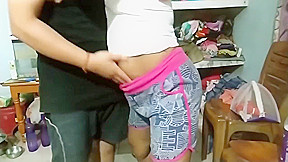 Indian Cute Wife Madhuri Sucking And Fucking Hard In Doggy N Cowgirl Position With Room Mate