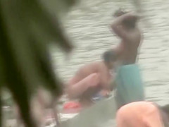 Indian wives wash their breasts