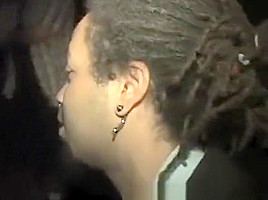 Insatiable college nympho getting hammered deep and rough at a party