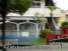 JAV public nudity tan gyaru zero shame striptease Subtitled