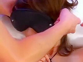 Japanese Amateur Asuka Wet Pussy Tickling Trampy Gal Is