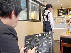 Japanese Babe With A Short Skirt Fucked At A Cafe