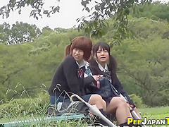Japanese Urinates In Park