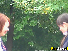 Japanese Urinates In Park