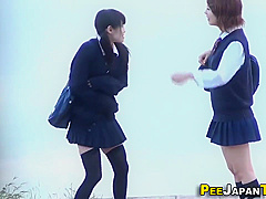 Japanese Urinates In Park