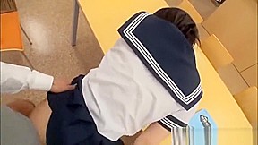 Japanese amateur in hardcore rear fucking