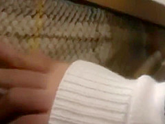 Japanese fun under kotatsu(Footjob and Handjob)