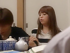 Japanese fun under kotatsu(Footjob and Handjob)