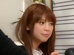 Japanese fun under kotatsu(Footjob and Handjob)