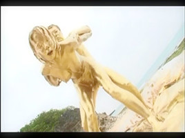 Japanese gold bodypaint sex