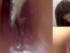 Japanese hottie peeing
