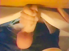 Jerked to completion under restaurant table