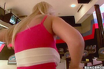 Jessica Moore and her girlfriend playing bowling