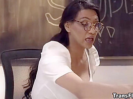Jessy Dubai - Teacher Taste All Her Sudents Pussy