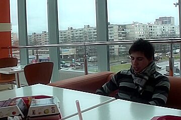 Kamila in beautiful chick having hardcore sex in restroom