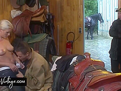 Kathy Anderson In Double Penetration Movie With Wild From