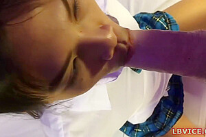 Ki B - Ladyboy Gets That Thick Cock In Mouth