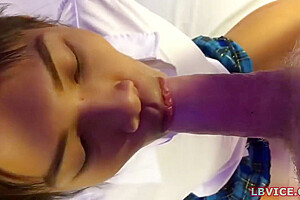 Ki B - Ladyboy Gets That Thick Cock In Mouth