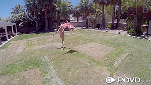 Kiara Cole - Tiny Plowed From Behind Pov Outdoors