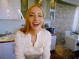 Kiara Lord - The Redhead Lost The Bet And Is Now Jumping On A Friends Cock