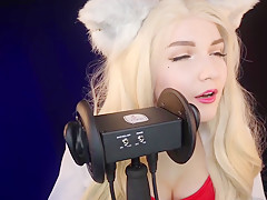 Kittyklaw Asmr - White Furry Mouth Sounds