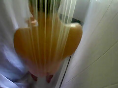 Kudoslong Is Naked In The Shower From Above He Washes And Starts Wanking And His Penis Becomes Erect