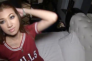 Ladyboy first timer ass fucked on camera in a love hotel