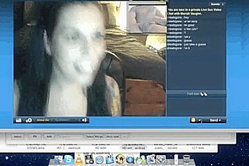 Large wang reaction, web camera doxy