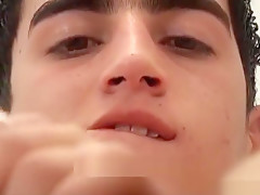 Latin Twink Raul Jerks Off With Sex Toy