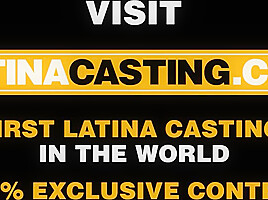 Latina Casting - Petite Black Latina Anal Impaled In Casting