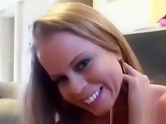 Latina with big boobs and nipple piercings blows on POV