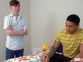 Leon King And Levi Hatter - Stiff Goes Wild On Cock Sex Tape