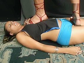 Lesbian Trampling with Dirty Sandals