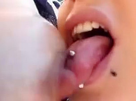 Lesbians from London have fun in the yard