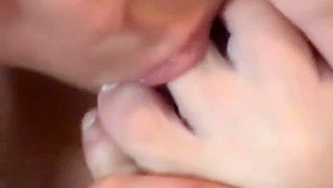 Lily's self toe suck worship