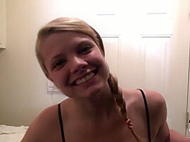Little Taylor Masturbate Closeup on top Washing Machine