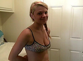 Little Taylor Masturbate Closeup on top Washing Machine