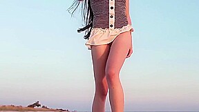 Lola nude at public beach