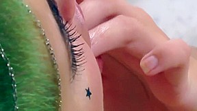 Lovely Girl Lying In Her Tub And Playing With Her Hairy Pussy