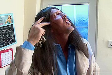Loz Lorrimar stars as Frank Gaggers new wife Shes a slutty blonde with