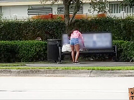 Lucky Dude Spotted teen 18+ Zaya In The Road And Fucks Her