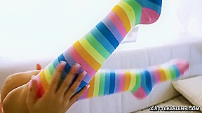 Madi Slides Mikes Massive Cock Inside Her Tiny Snatch