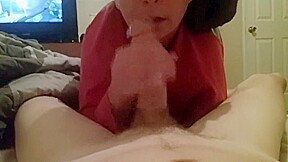 Making him explode in my mouth