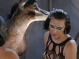 Masked Slave Pleasures His Mistress